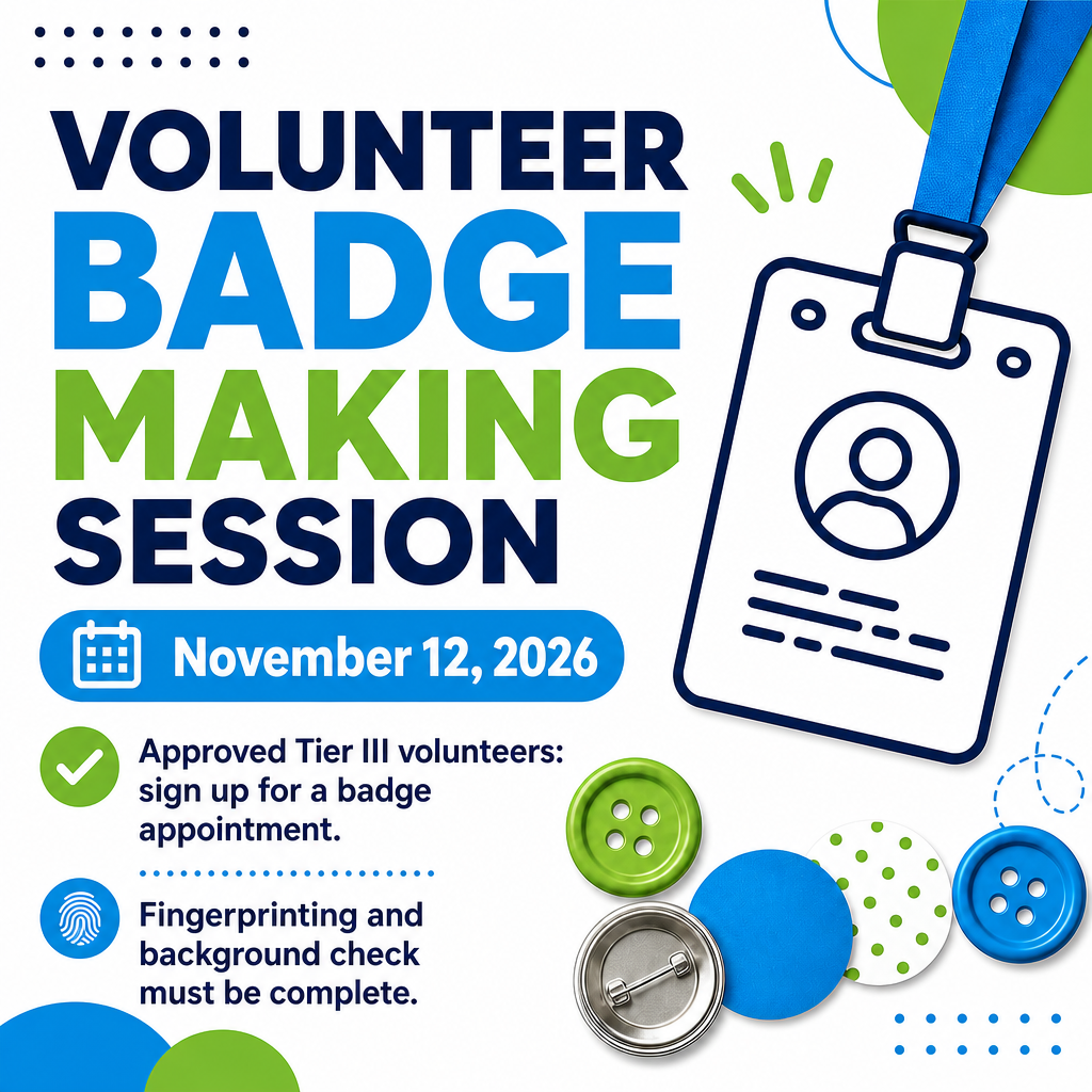 Volunteer Badge Making Session
