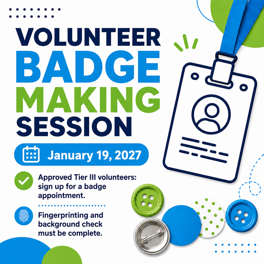 Volunteer Badge Making Session