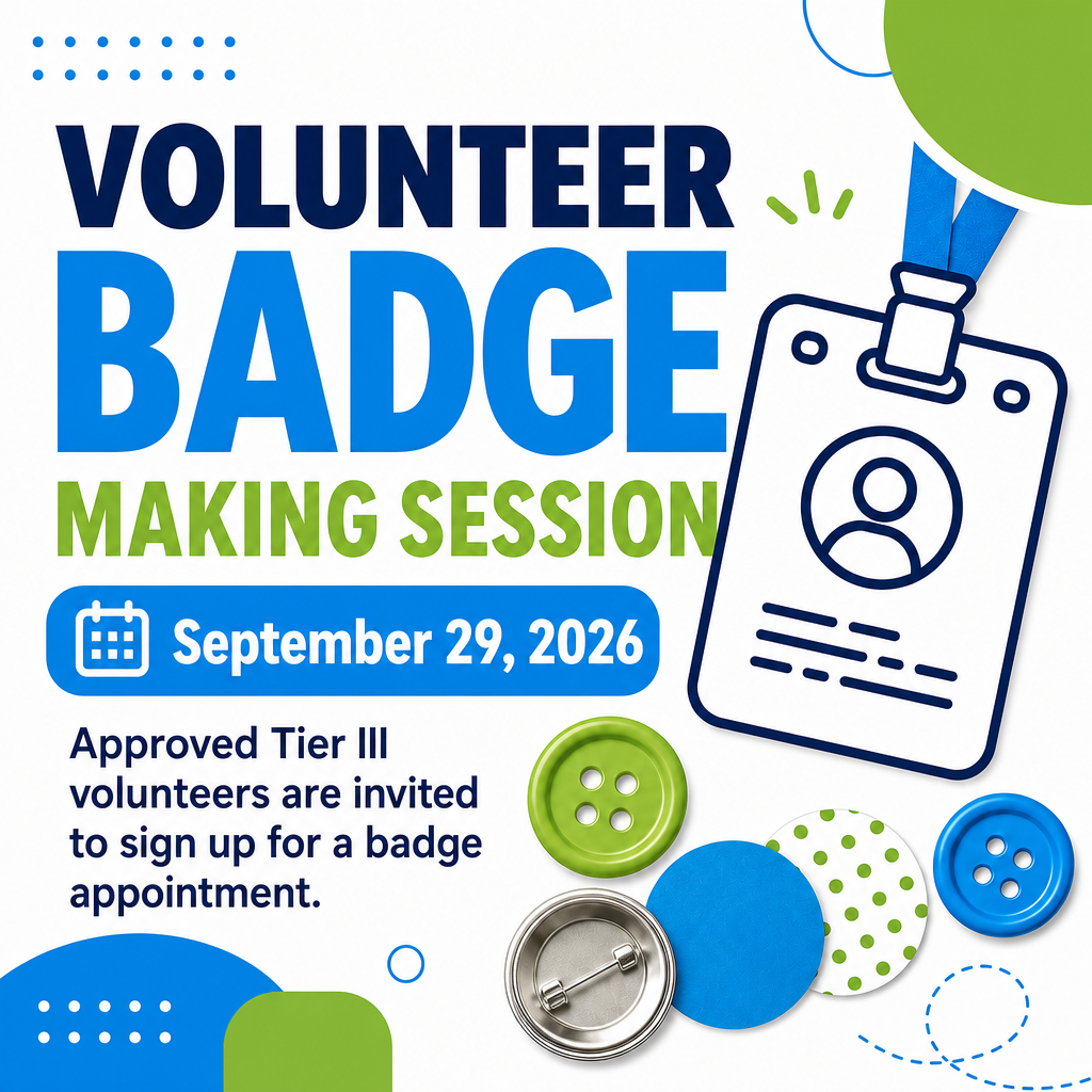 Volunteer Badge Making Session
