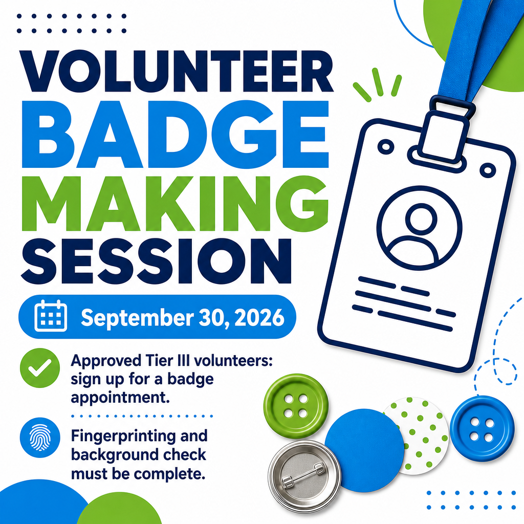 Volunteer Badge Making Session