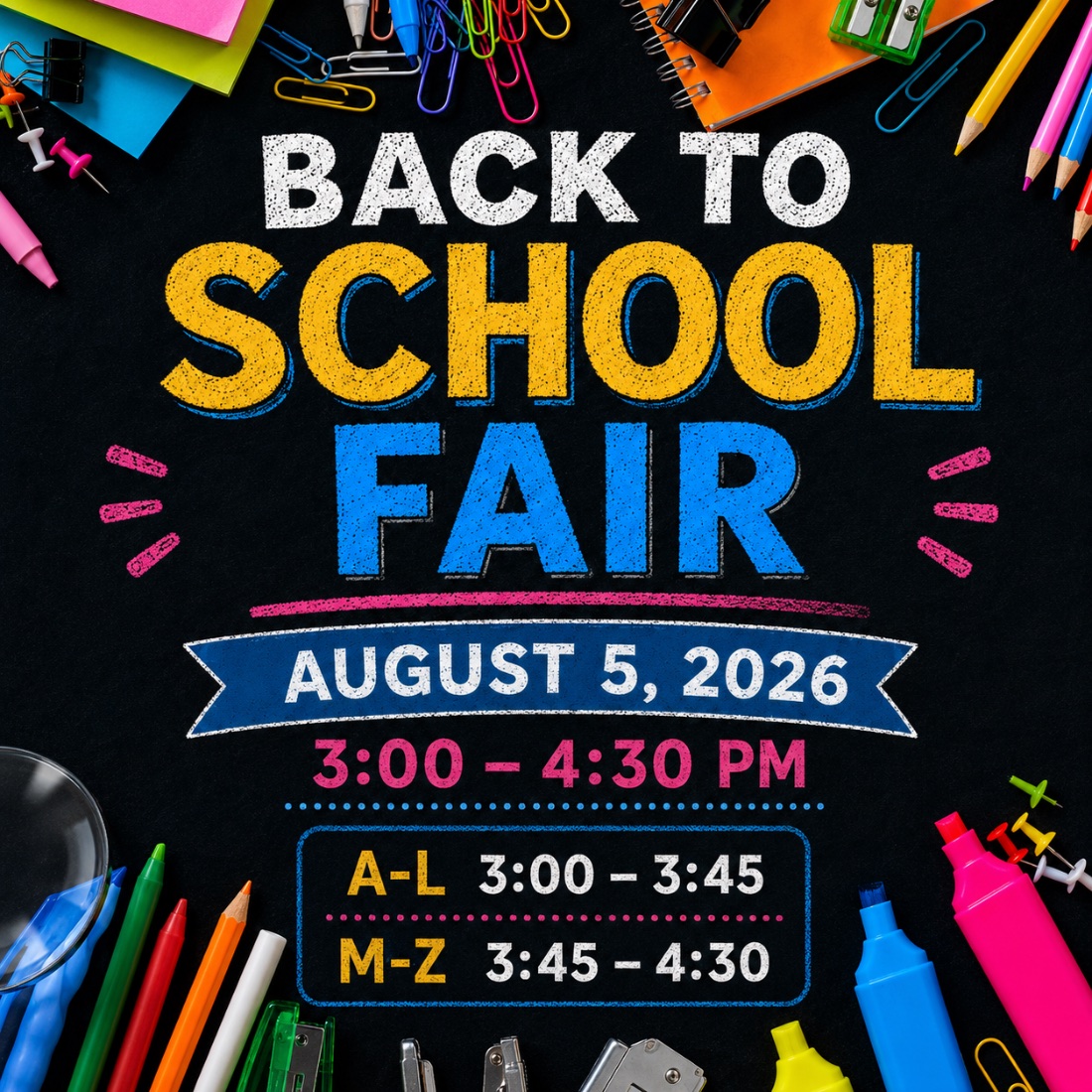 Back to School Fair Volunteers